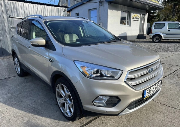 Ford Escape cena 74600 przebieg: 108951, rok produkcji 2018 z Biała małe 137